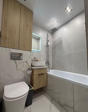 2 ком кв в бишкеке: 3 комнаты, 58 м², Индивидуалка, 2 этаж, Евроремонт — 2