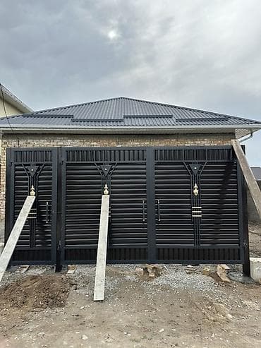 стопор: Цена договорная от 35 тыс и выше. Металлические ворота и калитки под — 3