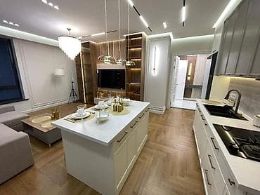 1 бөлмө, 80 м², Элитка, Асанбай мкр Элитка, 8 кабат, Дизайнердик оңдоо — 2