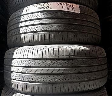 Шины 215 / 55 / R 17, Лето, Б/у, Пара, Легковые, Корея, Hankook