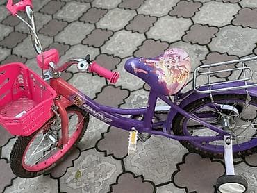 детский велосипед 12: Детский велосипед, 2-колесный, 4 - 6 лет, Для девочки, Б/у — 2