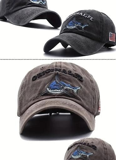 солом: Кепка, Бейсболка, Козырек: Изогнутый, С вышивкой — 4