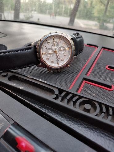 золотые часы мужские дешево: Классические часы часы, Fossil, Титан, США, Водонепроницаемые, Оригинал, Мужские, Б/у — 2