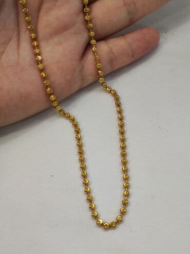 свадебные платья от производителя: Серебряный Цепочка Шарики Серебро напыление жёлтое золото Дизайн — 1