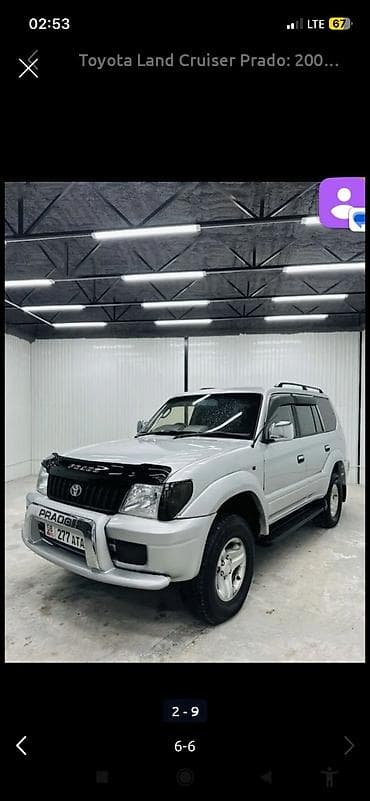 мотор 2 5 дизель: Toyota Land Cruiser Prado: 2002 г., 3.4 л, Автомат, Бензин, Внедорожник — 2