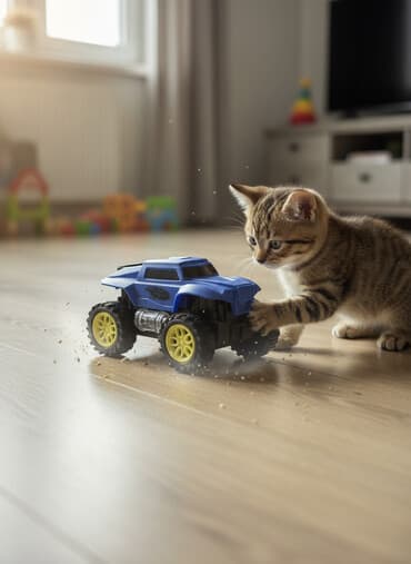 Внедорожник со съемным кузовом, синим и фиолетовым Каждая машинка по