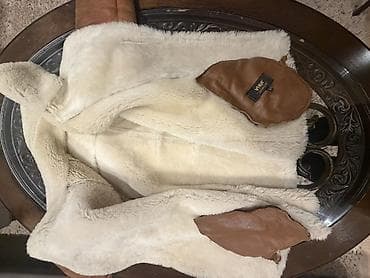 Дубленка‑пилот из натуральной овчины - Материал: внешняя сторона —