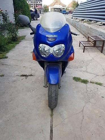 suzuki мото: Мотоцикл Suzuki Katana — спортивно‑туристический байк в синем цвете — 6