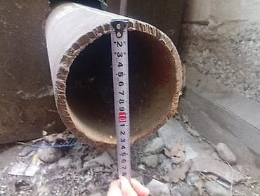 балон бассейн: Металлический бак для воды,бани с стальной трубой - Лист стальной — 3