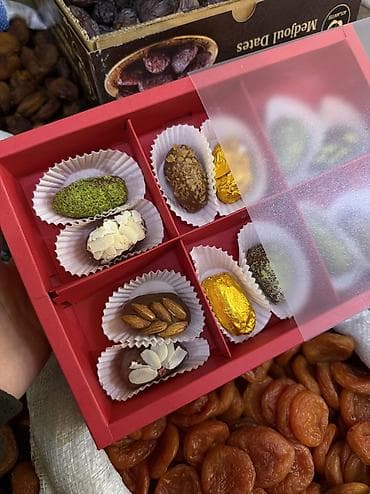 Канцтовары: Финики в шоколаде Королевские финики с миндалём в натуральном — 3