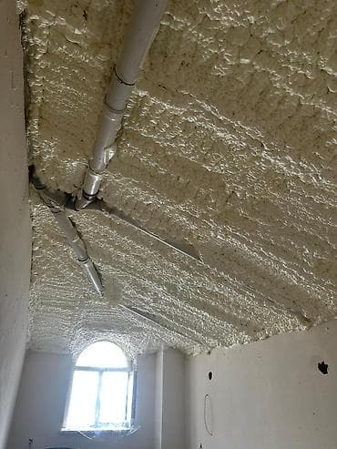 утипления крыши: Напыление полиуретановой пены (ППУ) – профессиональная тепло- и — 3