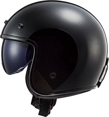 Спорт жана эс алуу: LS2 OM 601, xxxl, 63-64см, открытый мотоциклетный шлем-джет, черный — 2