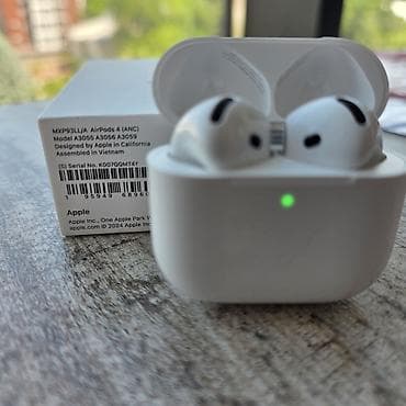 Беспроводные вкладыши наушники, Apple, AirPods 4, Б/у