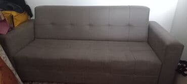 Прямой диван, Б/у, Трехместный