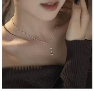 bes: Серебряные колье, Проба 925, Женские, Новый, Фианит — 4