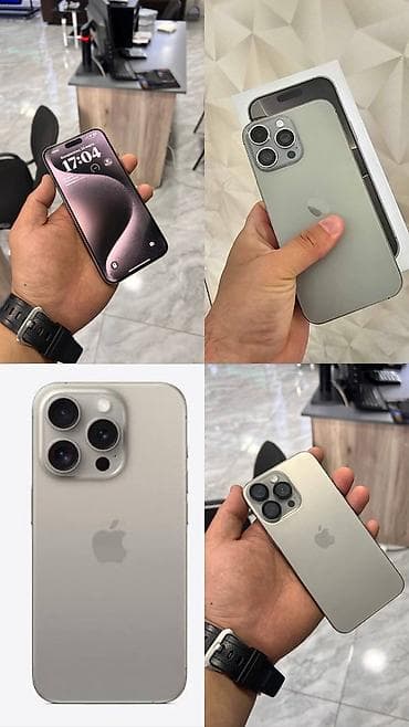самовар бу купить: IPhone 15 Pro Max, Б/у, 256 ГБ, Natural Titanium, Коробка, 87 % — 1
