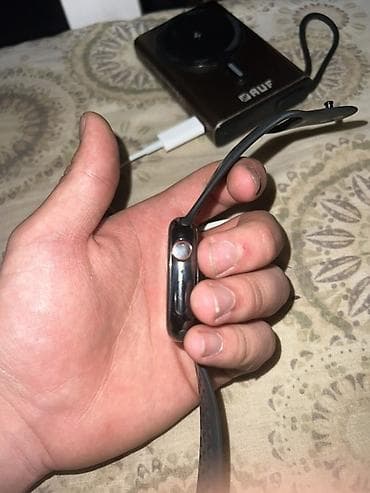 amazfit gts: Смарт-часы Apple Watch Series 7 (GPS, 45mm) спортивным ремешком — 4