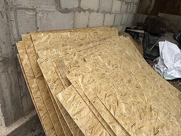 дисп: ОСП плиты и деревянные рейки Описание: - Пакет плит OSB — 1