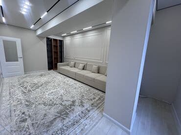 сдаю квартиру 2 к студ центр новый ремонт в квартире имеется все необходимое район панфиловабоконбаева: 2 комнаты, Риэлтор, Без подселения, С мебелью полностью — 4