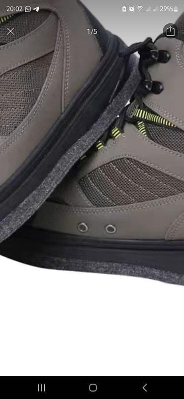 обувь кант: Вейдерные ботинки для рыбалки (нахлыст/забродная ловля). б.у одевались — 2