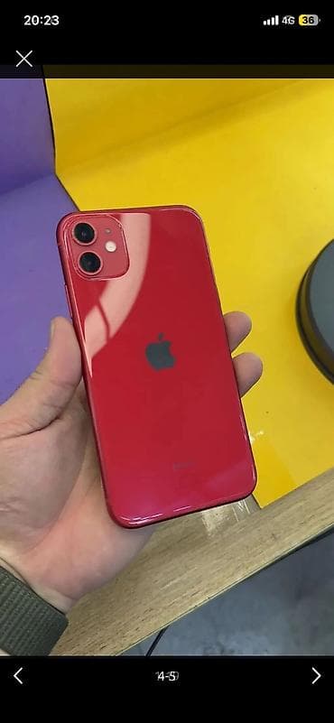 iphone 11 бу купить: IPhone 11, Б/у, 64 ГБ, Красный, Защитное стекло, Чехол, Кабель, 80 % — 5