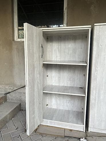 шкаф офисной: Офисный шкаф, цвет - Серый, ЛДСП — 3