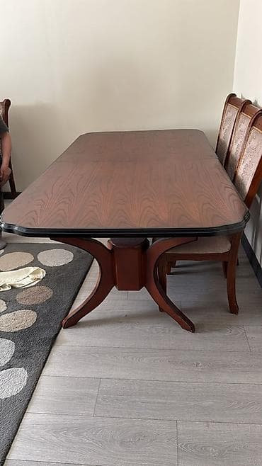 шезлонги качели: Стол и стул для зала, Б/у, Самовывоз, цвет - Коричневый — 2