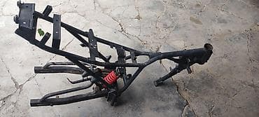 Транспорт: Рама китайского мотоцикла (стальная) regulmoto zf-250 (под двигатель — 2