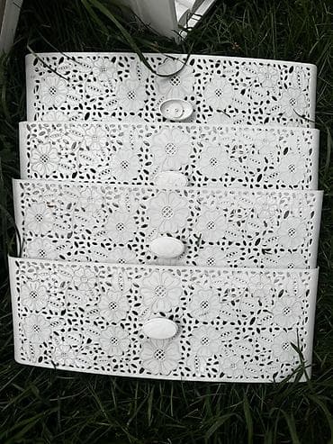 купить комод бу: Пластиковый модульный комод с ажурными фасадами - Цвет: белый - — 2