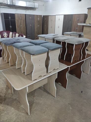 кухонные столы и стулья недорого: Ашкана үстөлү жана отургуч, Жаңы, Акылуу жеткирүү, Өзү алып кетүү — 1