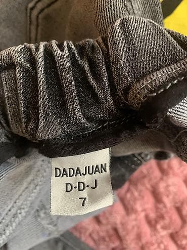 мото джинсы: Джинсы и брюки, цвет - Серый, Б/у — 3