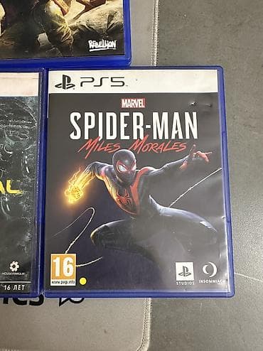 русская: Игры PS5. Spider Man Miles Morales, Sniper Elite 5, Returnal. Диски в — 3