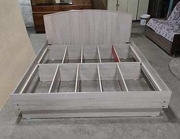 Оңдоп-түзөө жана курулуш: Кровать с высоким изголовьем и основанием под матрас - Размер — 1