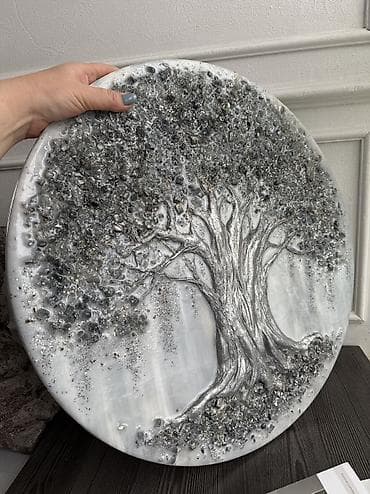 Круглое декоративное настенное панно с изображением Древа Силы — 6