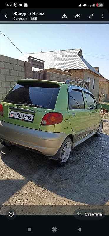 mini kooper: Daewoo Matiz: 2001 г., 0.8 л, Автомат, Бензин, Хэтчбэк — 4