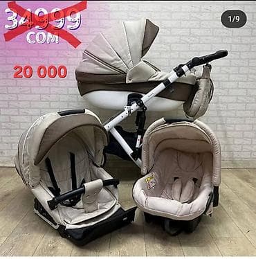 Продаю коляску 3 в 1, люлька прогулочная коляска и автолюлька . в at lalafo.kg Продаю коляску 3 в 1, люлька прогулочная коляска и автолюлька . в