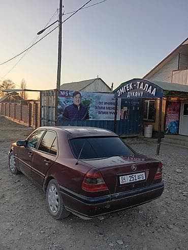 авто магазин бишкек: Mercedes-Benz C-Class: 1995 г., 1.8 л, Механика, Бензин, Седан — 3