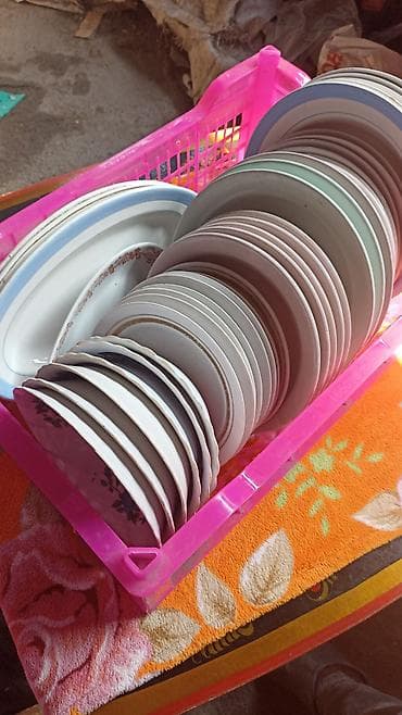 коробки от банана: Стеклянная и фарфоровая посуда набором - Стаканы разного объема и — 4