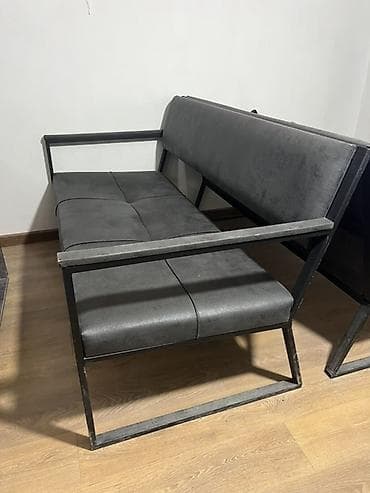 Эмерек гарнитурлары: Ашкана үчүн жумшак бурчек, түсү - Боз — 3