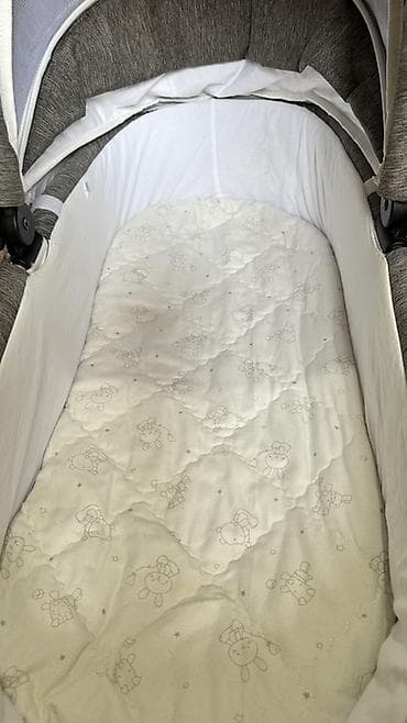 Коляска, цвет - Серебристый, Б/у, Самовывоз — 8