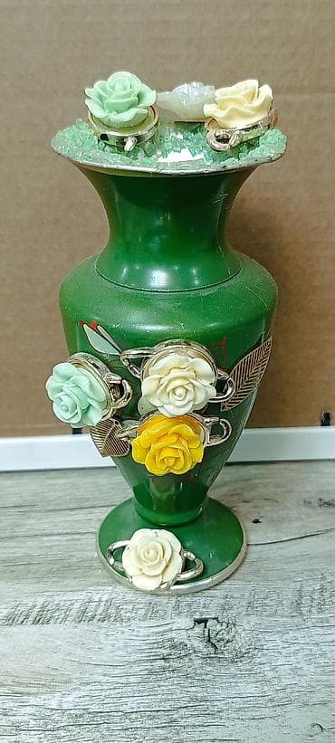 active 2: Ваза алюминиевая советская!
размер 20см — 1