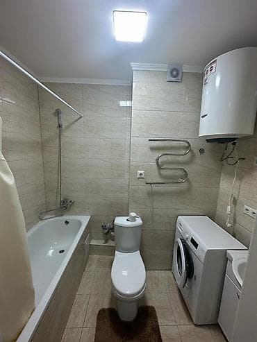 здаю квартиру аламедин 1: 70 м², 2 бөлмө, Брондолгон эшиктер, Балкон айнектелген, Видео байкоо — 5