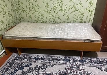 Односпальная кровать с матрасом. - Размер спального места