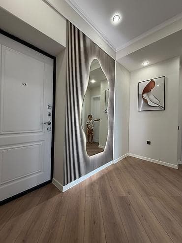 flat osh: 1 комната, 45 м², Ошский рынок / базар Элитка, 10 этаж, Дизайнерский ремонт — 6