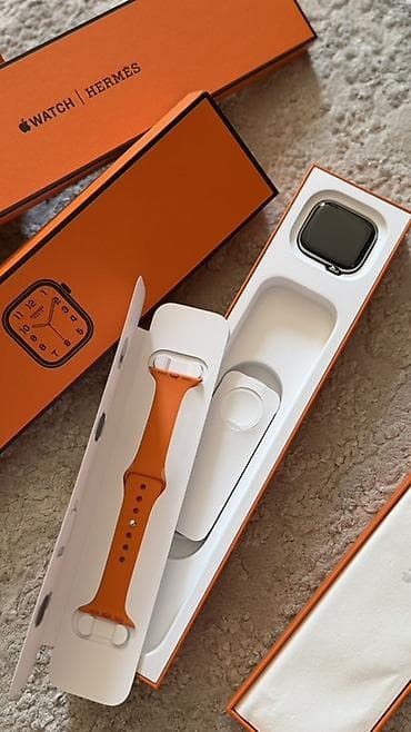 часы гесс: Apple Watch Hermès Series 11 42 mm Titanium Cellular | Полный комплект — 4
