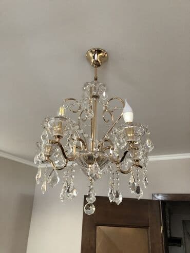 светильники потолочные бишкек: Продаю полу-хрустальную люстру — 1
