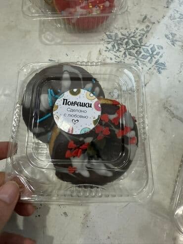 шоколад с фото: Домашние Мини‑пончики в удобной упаковке😍 - Ассорти мини‑пончиков с — 3