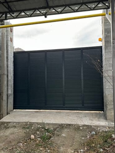 ворота с пультом: Алюминиевые, Автоматические, Длина: 6 м, Alutech, Консольная конструкция, Для гаража, Для частного дома, С калиткой, В рассрочку, Новый, Бесплатная установка — 4