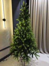 продам елку искусственную: Новогодние ёлки с гирляндой теплого белого свечения 210 см и 180 см — 3