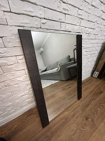 🔥 СКИДКА 50%! ШИКАРНОЕ ЗЕРКАЛО В ТЕМНОЙ РАМЕ — ВСЕГО 2299сом! 😱🔥